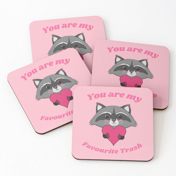Item preview, Raccoon of love designed and sold by SkullKittens.