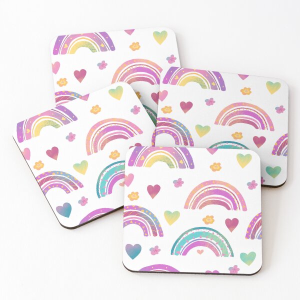 Item preview, Pink boho rainbow designed and sold by pinkyfish1010.