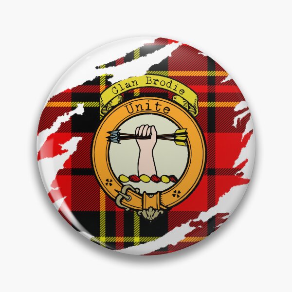 Item preview, Brodie Clan Crest Scottish Surname Tartan designed and sold by BagTown Clans.