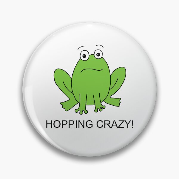 Item preview, Hopping Crazy Cartoon Frog designed and sold by Scat the cat.