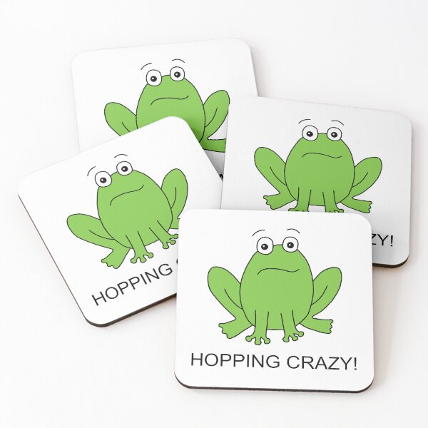 Item preview, Hopping Crazy Cartoon Frog designed and sold by Scat the cat.