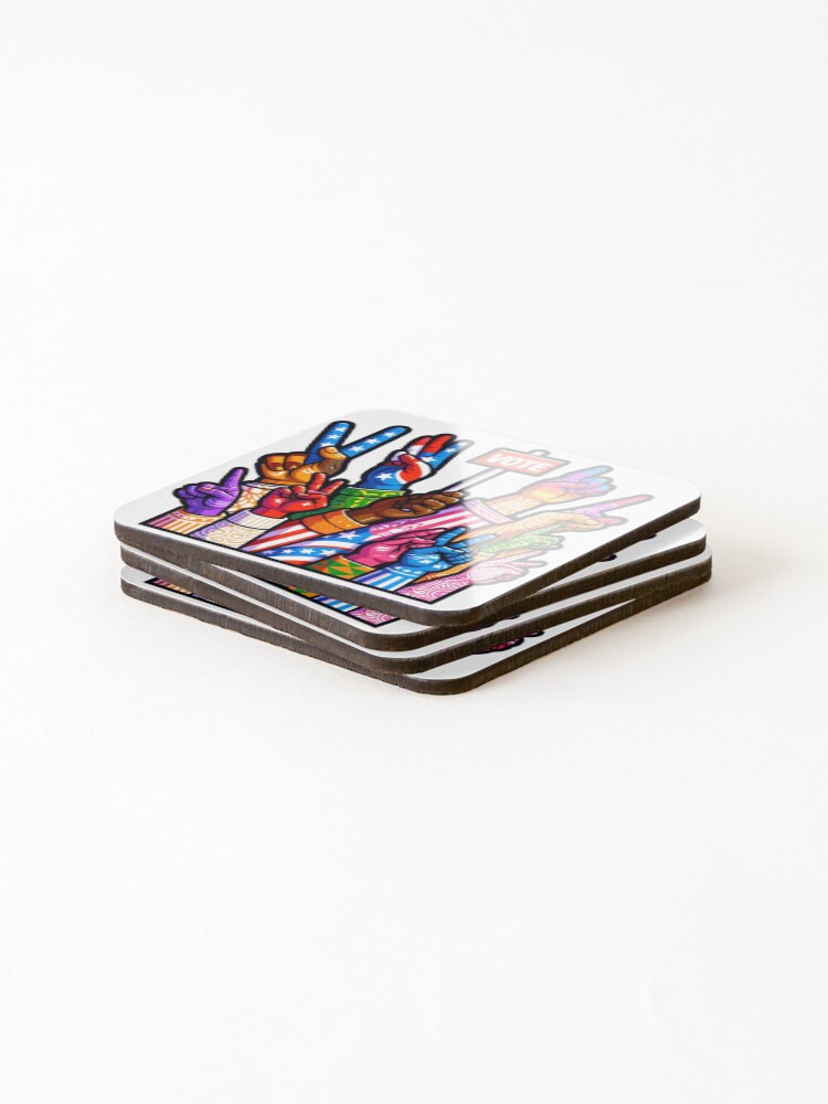 Thumbnail 4 of 5, Coasters (Set of 4), Vote designed and sold by Suhy.