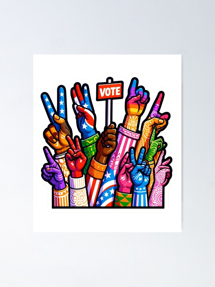 Thumbnail 1 of 3, Poster, Vote designed and sold by Suhy.
