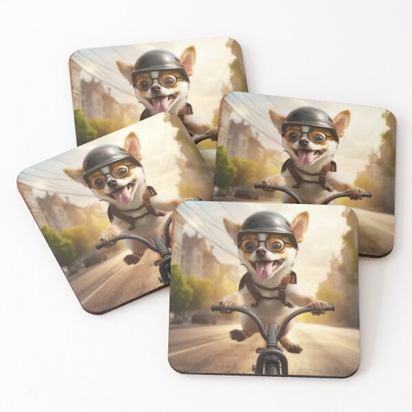 Item preview, AngelSmiles - Canine Comedy: The Cycling Chihuahua Takes Center Stage designed and sold by Angelsmiles.