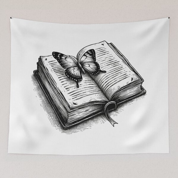 Item preview, Butterfly Whispers on Pages designed and sold by RuyaFab.