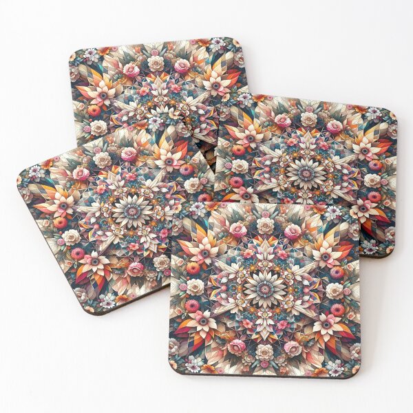 Item preview, "Floral Kaleidoscope: Blooming Symphony" designed and sold by APARTAI EU.