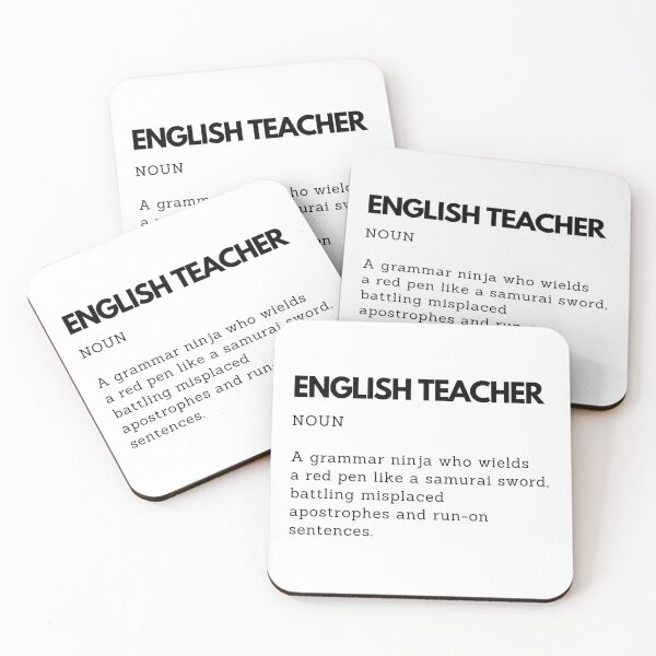 Artikelvorschau, Englischlehrer-Definition | Lustiges Geschenk für Englischlehrer entworfen und verkauft von PakoArtStudio.