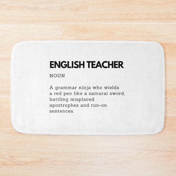 Item preview, English Teacher Definition | Funny Gift for English Teacher designed and sold by PakoArtStudio.