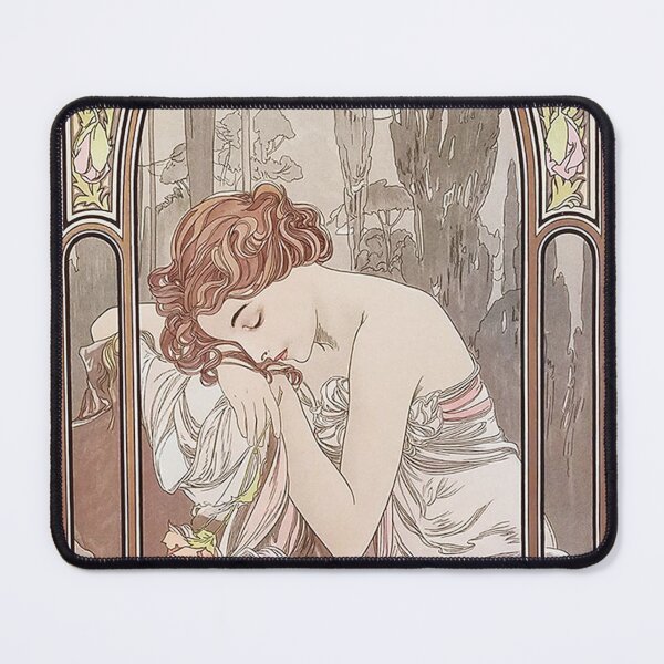 Item preview, The Four Times of the Day - Night s Rest, by Alphonse Mucha. HIGH DEFINITION designed and sold by MINDTHECHERRY.
