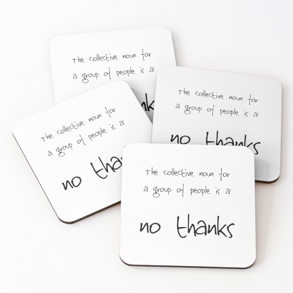 Item preview, No Thanks  designed and sold by ClanRaeDesign.