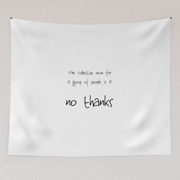 Item preview, No Thanks  designed and sold by ClanRaeDesign.