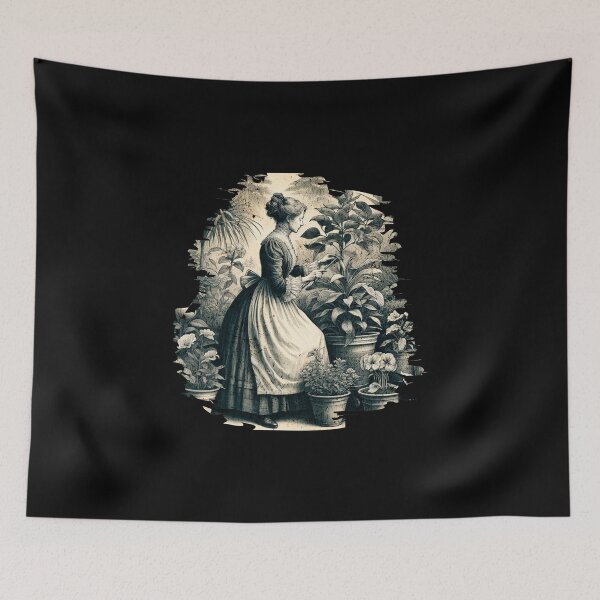 Item preview, Harvest under the Celestial Sun: Vintage Farming Scene designed and sold by ChromaticBlend.