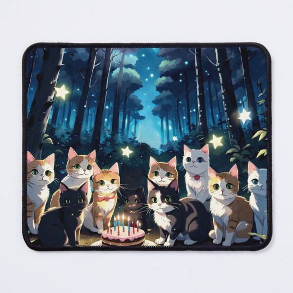 Item preview, Cat forest birthday party designed and sold by YukiKenji.