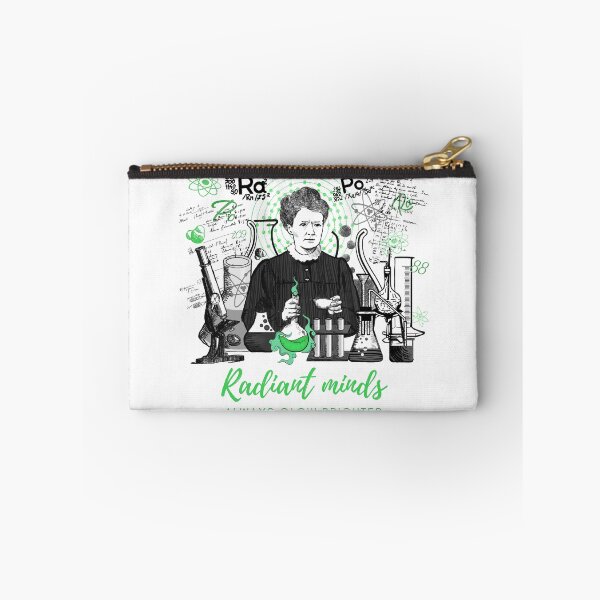Item preview, Maria Skłodowska-Curie in green and black designed and sold by Drawmecute.