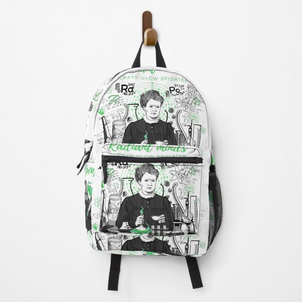 Item preview, Maria Skłodowska-Curie in green and black designed and sold by Drawmecute.