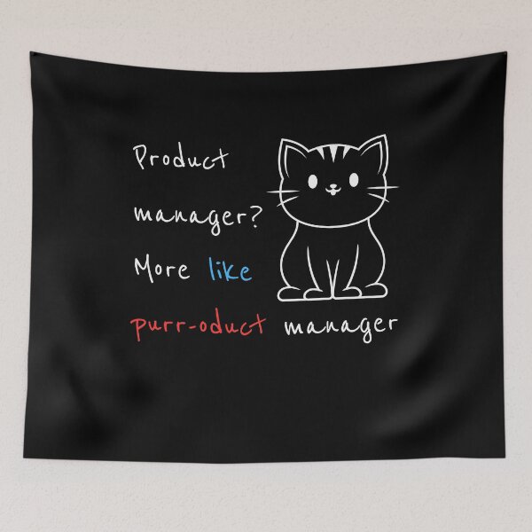 Item preview, Purr-oduct Manager designed and sold by simonbluevski.