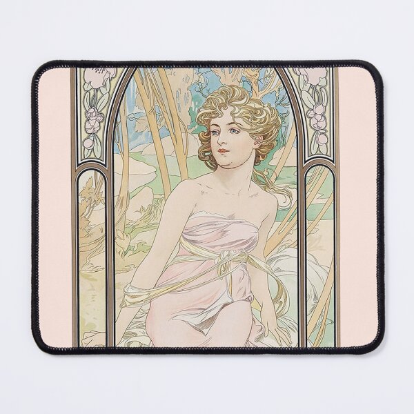 Item preview, The Four Times of the Day - Morning Awakening, by Alphonse Mucha. HIGH DEFINITION designed and sold by MINDTHECHERRY.
