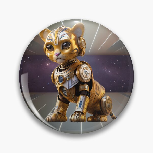 Item preview, Tiger Robot in Galaxy  designed and sold by BotunPeony.