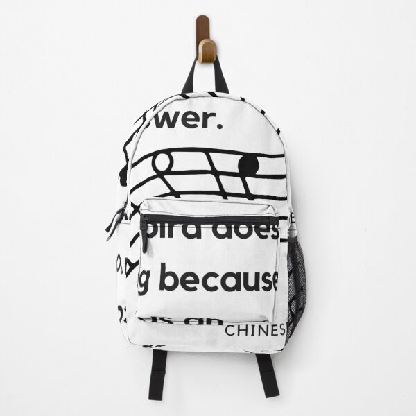 Item preview, "A bird does not sing because it has an answer. It sings because it has a song." - Chinese Proverb Inspirational Quote designed and sold by Bananobanini.