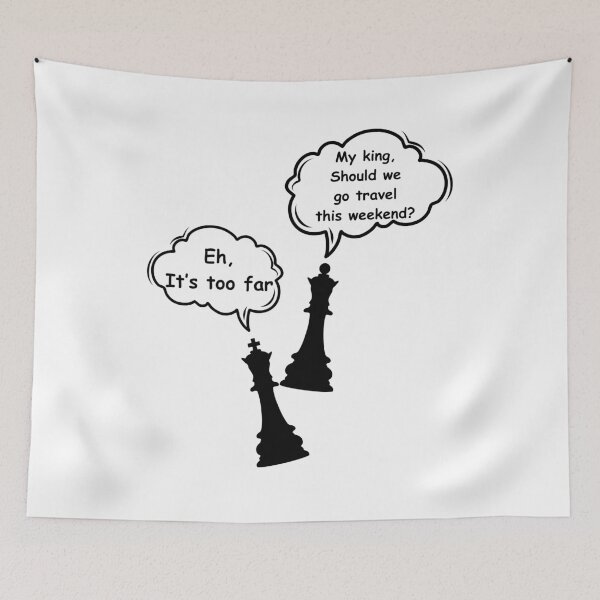 Item preview, Funny chess lazy king designed and sold by Gilpro Designs.