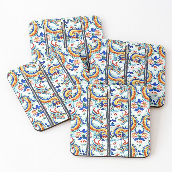 Item preview, Oriental Dragon Embroidery Style x 3 Zipper designed and sold by ChaoticLizard.
