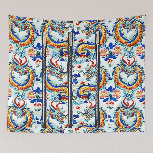 Item preview, Oriental Dragon Embroidery Style x 3 Zipper designed and sold by ChaoticLizard.