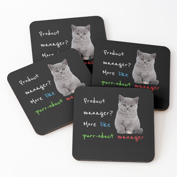 Item preview, Purr-oduct Manager designed and sold by simonbluevski.