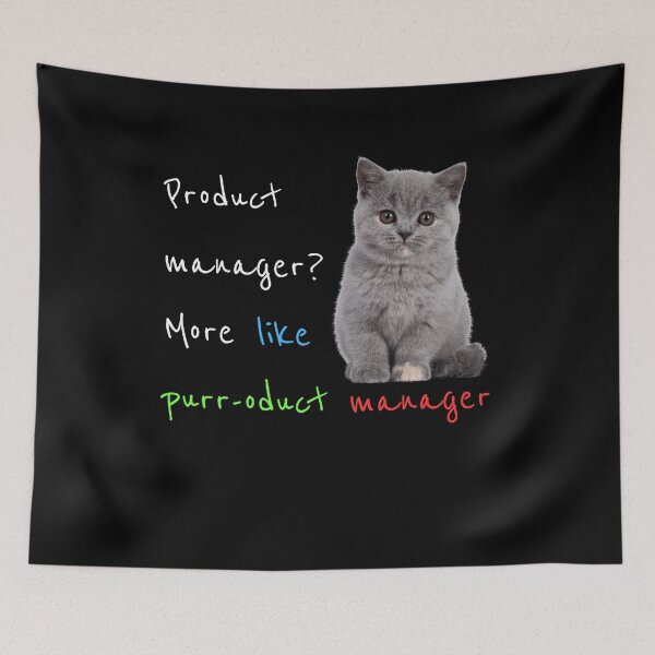 Item preview, Purr-oduct Manager designed and sold by simonbluevski.
