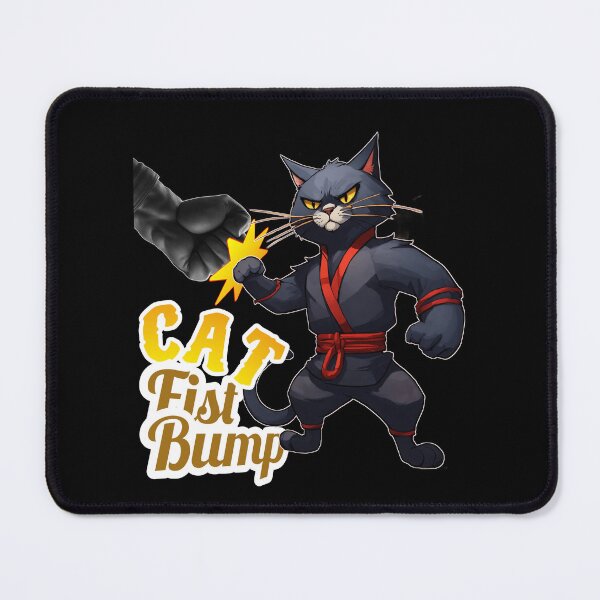 Item preview, Whiskered Harmony: The Art of the Cat Fist Bump designed and sold by Designeking.