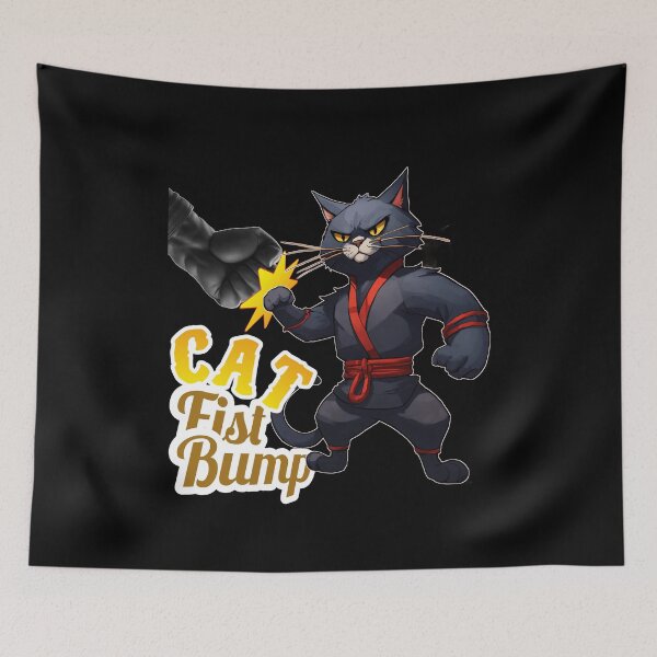 Item preview, Whiskered Harmony: The Art of the Cat Fist Bump designed and sold by Designeking.