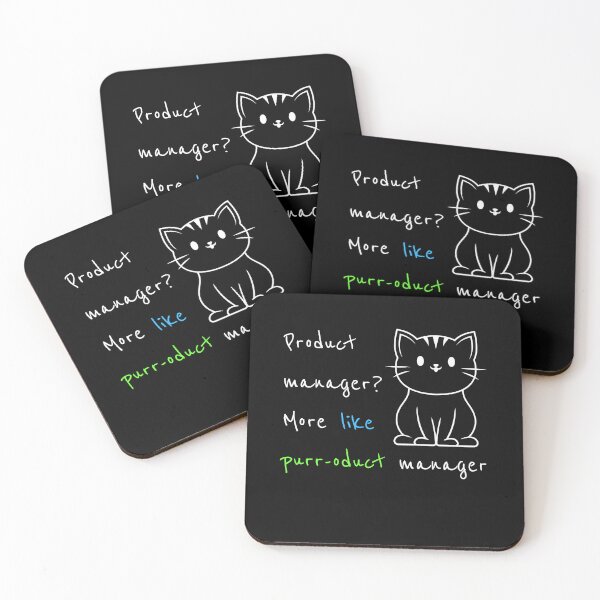 Item preview, Purr-oduct Manager designed and sold by simonbluevski.