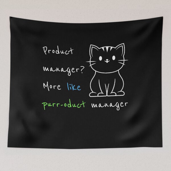 Item preview, Purr-oduct Manager designed and sold by simonbluevski.