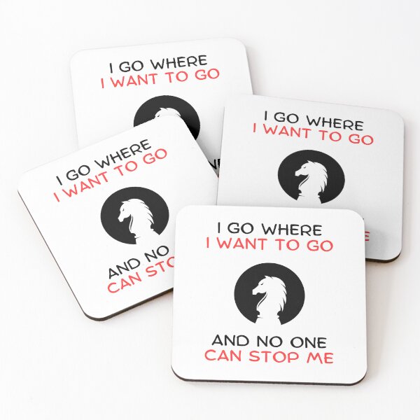 Item preview, I go where I wan't to go and no one can stop me designed and sold by Gilpro Designs.