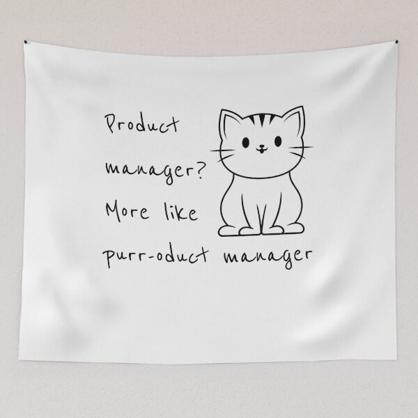 Item preview, Purr-oduct Manager designed and sold by simonbluevski.