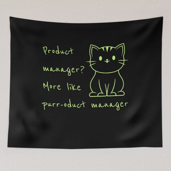 Item preview, Purr-oduct Manager designed and sold by simonbluevski.
