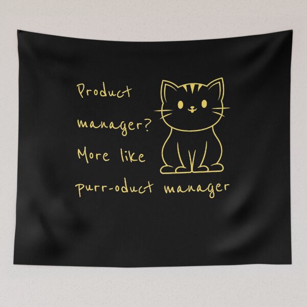 Item preview, Purr-oduct Manager designed and sold by simonbluevski.