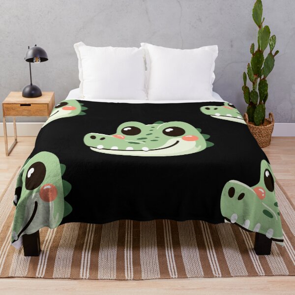 Item preview, Cute Vectoral Alligator Face designed and sold by ArtfulWeave.