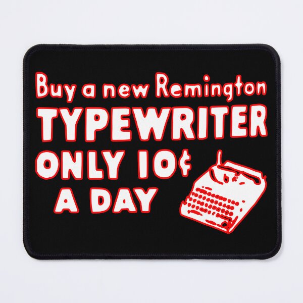 Item preview, 10 CENTS Remington Typewriter Vintage Red White designed and sold by Marni Scofidio Desi9ns.
