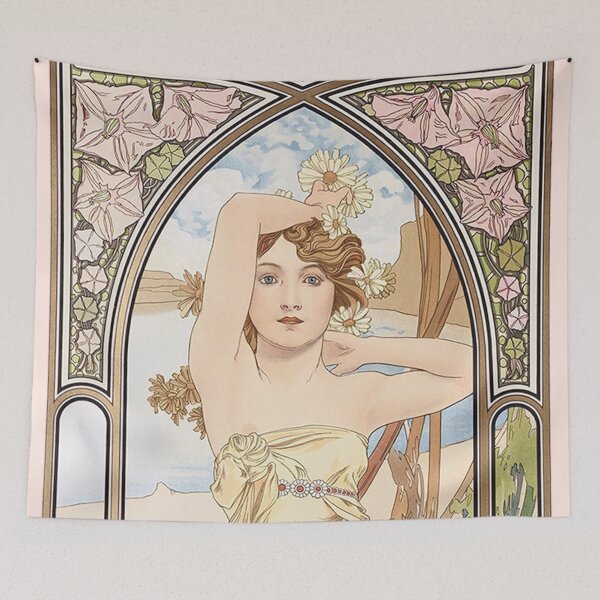 Item preview, Four Times of the Day - Brightness of Day, by Alphonse Mucha. HIGH DEFINITION designed and sold by MINDTHECHERRY.
