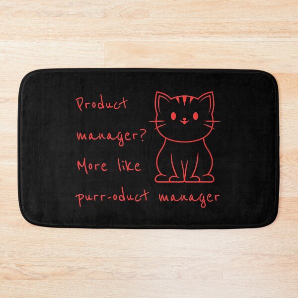 Item preview, Purr-oduct Manager designed and sold by simonbluevski.