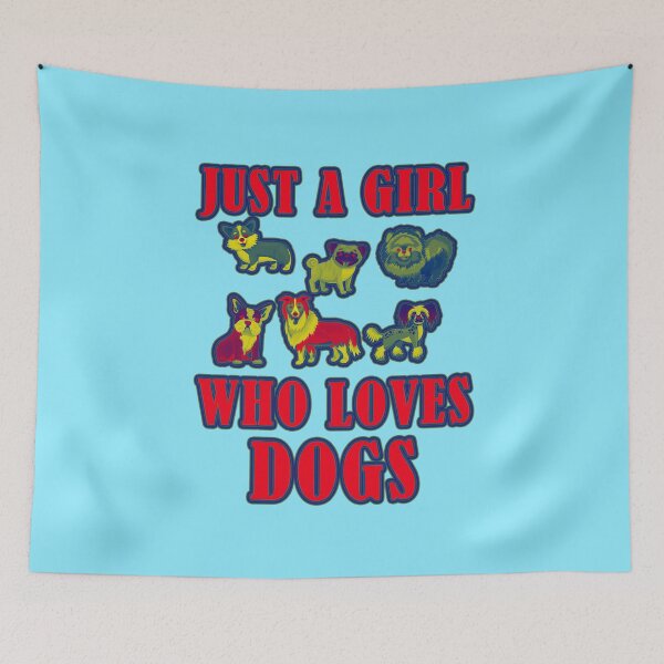 Item preview, just a girl who loves dogs #1 designed and sold by creativerooney.