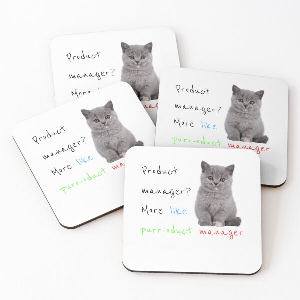 Item preview, Purr-oduct Manager designed and sold by simonbluevski.