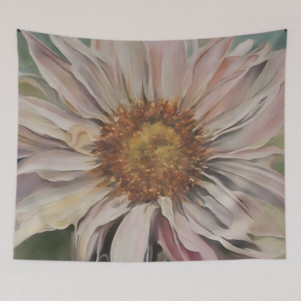 Item preview, White Flower with a Touch of Pink designed and sold by PettersonArts.