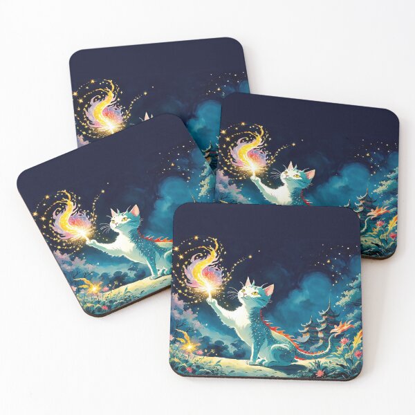 Item preview, Magical dragon cat designed and sold by YukiKenji.