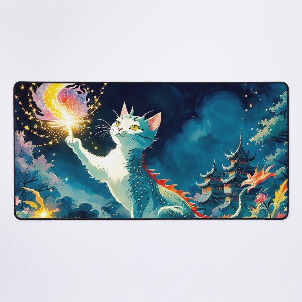 Item preview, Magical dragon cat designed and sold by YukiKenji.