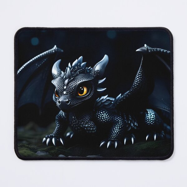 Item preview, Small black scaled forest dragon designed and sold by LordFalcon.