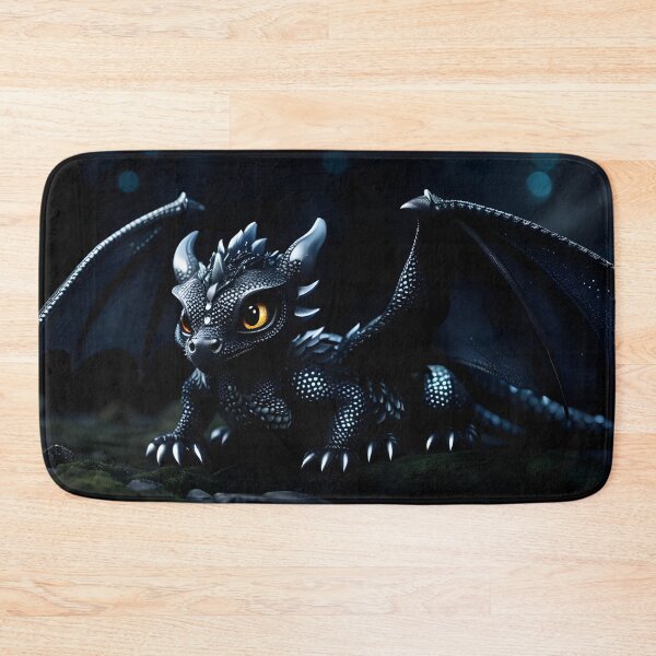 Item preview, Small black scaled forest dragon designed and sold by LordFalcon.