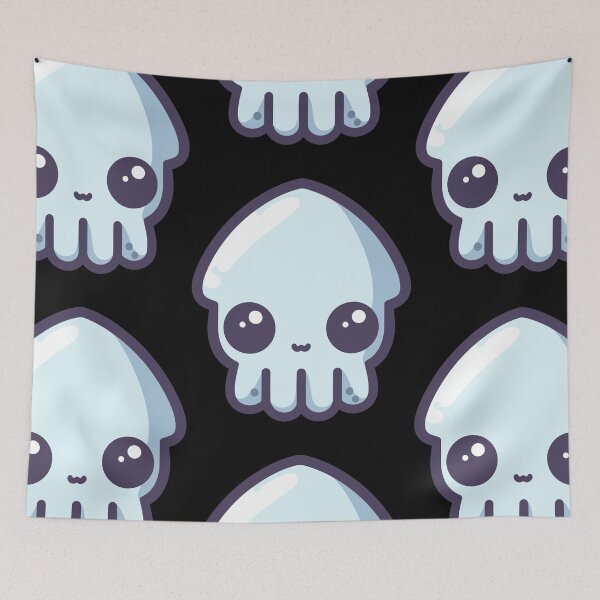 Item preview, Cute Vectoral Squid Face designed and sold by ArtfulWeave.