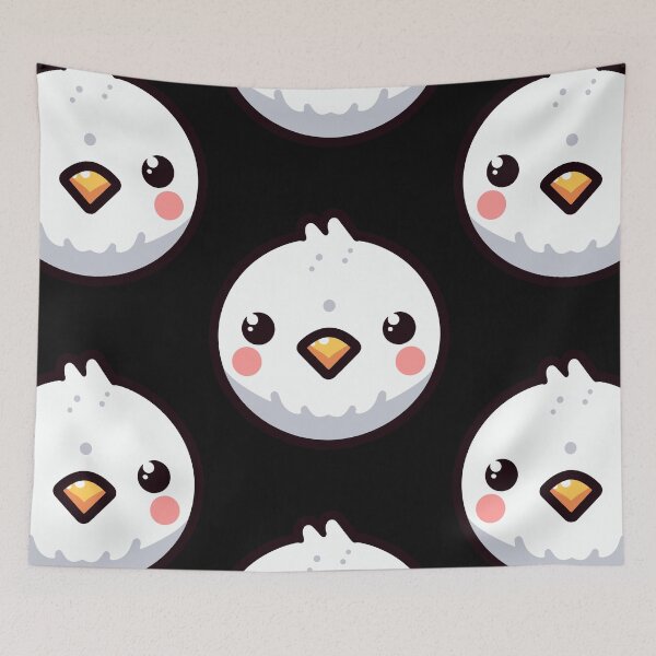 Item preview, Cute Vectoral Bird Face designed and sold by ArtfulWeave.