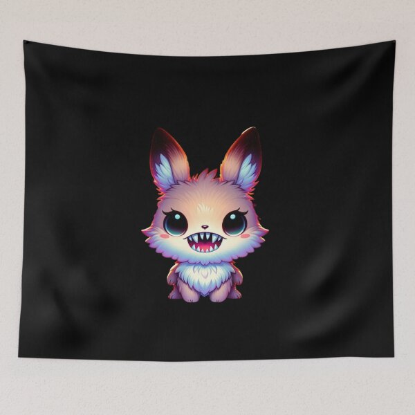 Item preview, Fierce Cuteness: Whimsical Creature with a Wild Side designed and sold by ChromaticBlend.